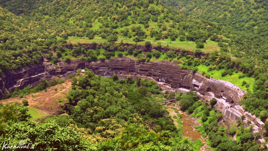 ۱) عجایب غار آجانتا | Ajanta Caves | هند